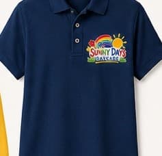 Sunny Days Adult Staff Polo